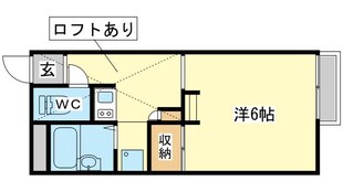 Uシャトー飾磨の物件間取画像